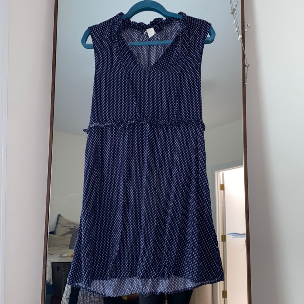 Navy blue dress